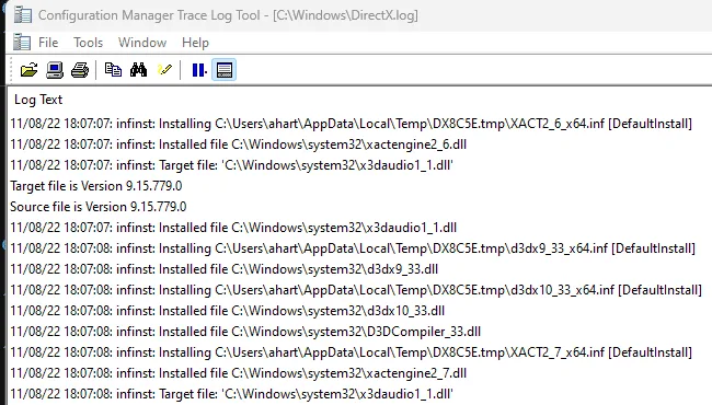 Configuration Manager Trace Log Tool