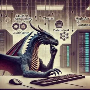 IT Architect dragon from the shadowrun universe, that does think about high availability and cluster server and database related topics