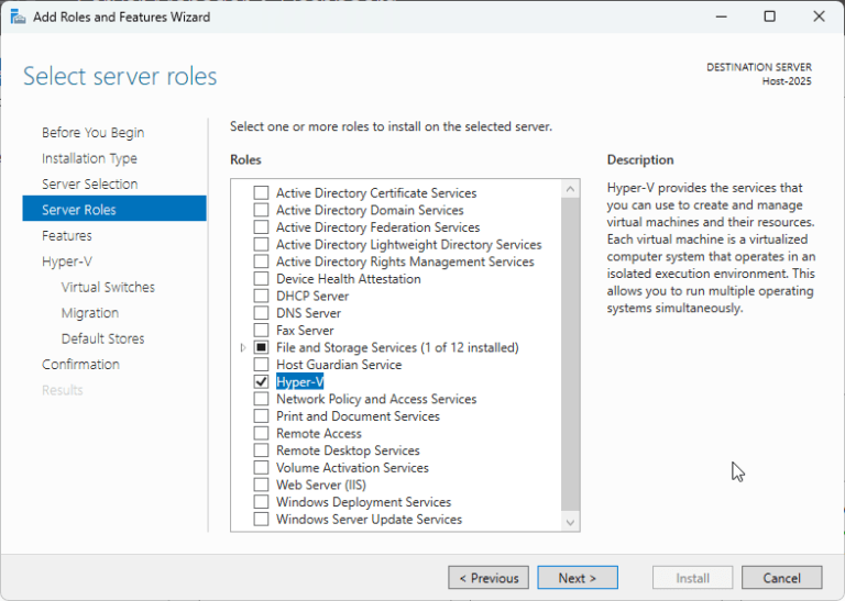 Windows Server 2025 - Part 2 (Hyper-V) - Hybrid Infrastructure and ...