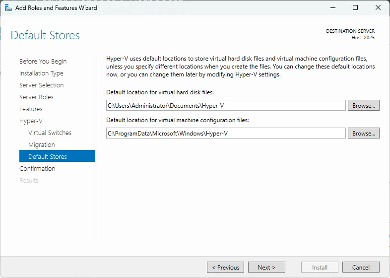 Server 2025 Add Role Hyper V 09