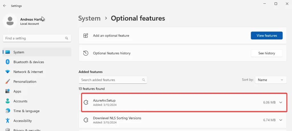 Remove Azure Arc Setup through the GUI on Windows Server 2025
