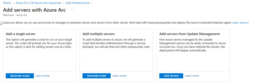 Add Single Server
