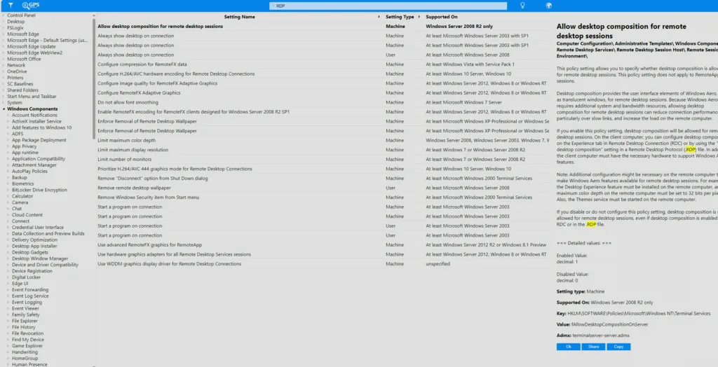 Group Policy Report
