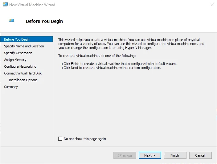 Tinyproxy on Hyper-V – new Ubuntu 24.04 1 Hyper V VM Creation