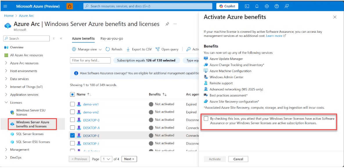 windows benefits  Azure Arc Multicloud Connector
