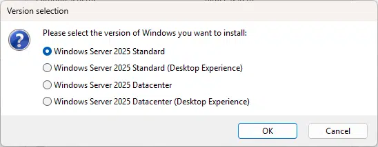 Rufus Windows to Go choose version