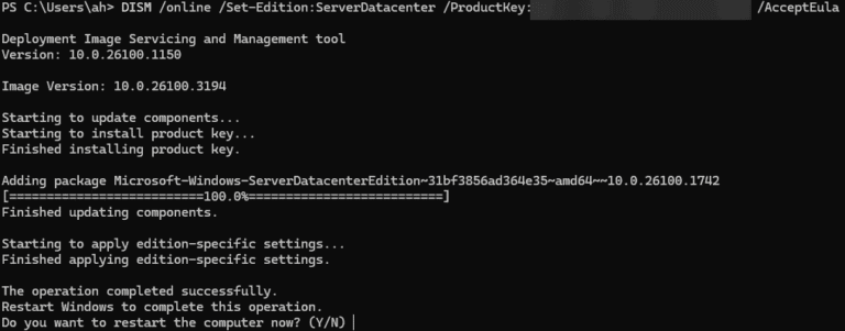 Computer Error 2025 Fixing Windows Server 2025 Error 0xc004f050 in Hybrid Setup