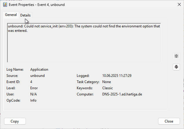 Error Event Viewer Windows Log Application 1