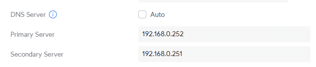 Unifi Gateway DNS Config for internet connection