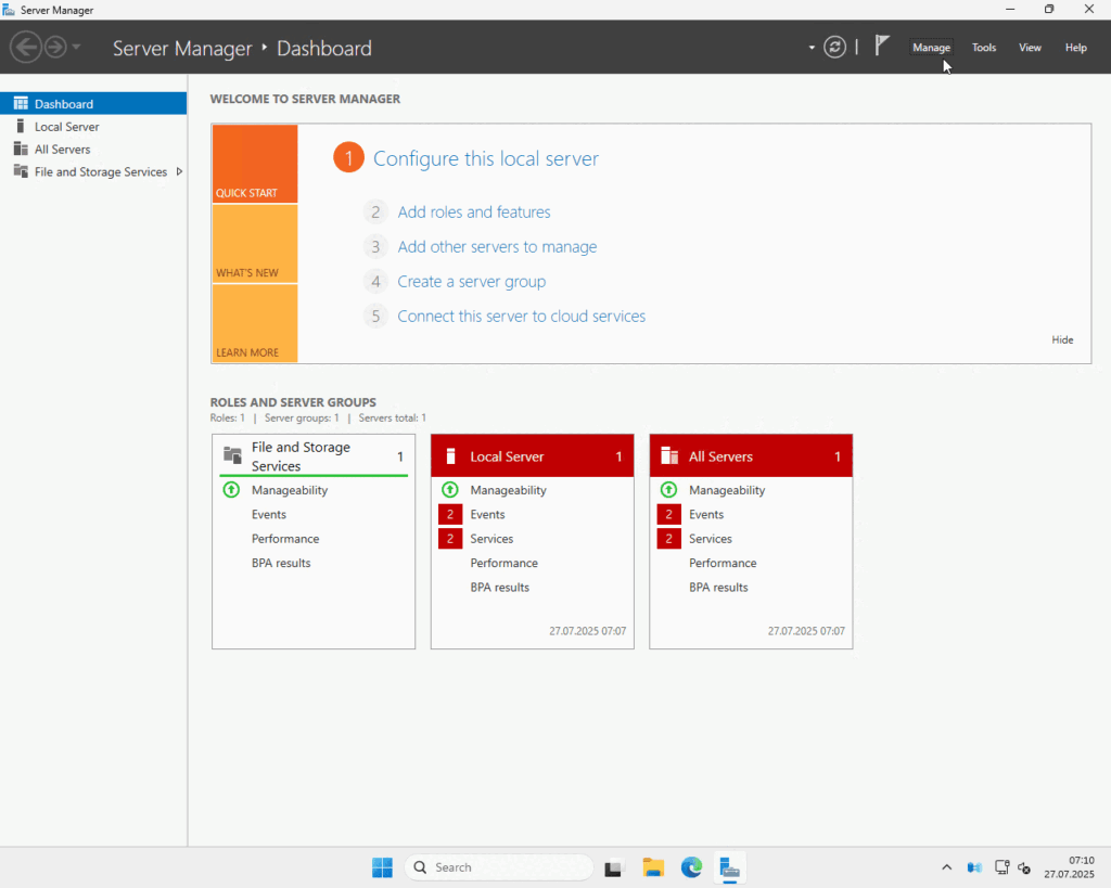 Installing DHCP Server Step by Step using Server Manager
