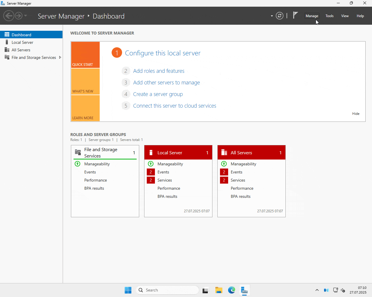 Windows Server 2025 – Part 8 (Configuring Highly Available DHCP) 2 Installing DHCP Server Step by Step using Server Manager