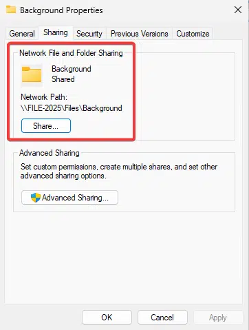 Fileshare for GPOs files 2