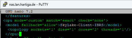 config file change to run Windows Server 2025 VMs