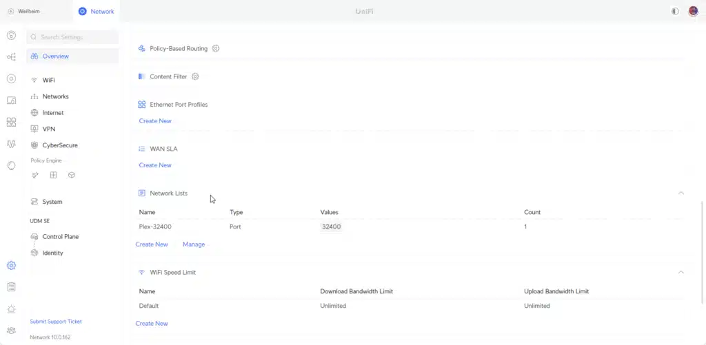 Configure Static Routing on Unifi