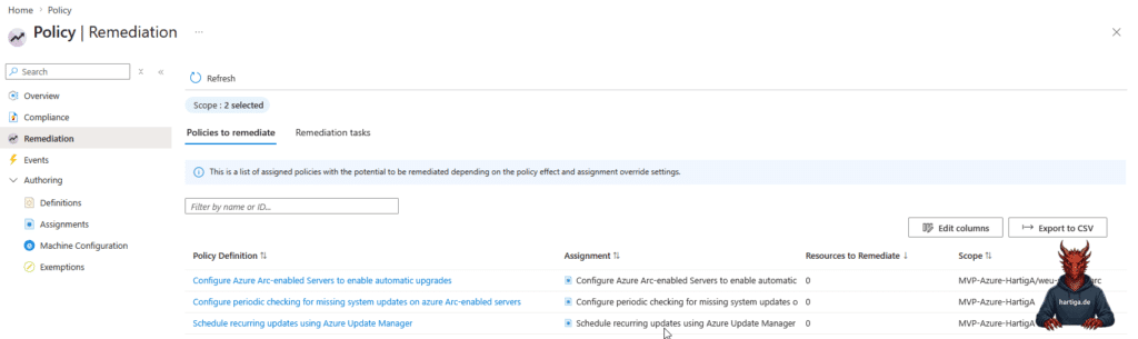 Azure Arc Auto Updates Remediation Task