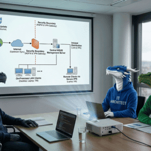 WSUS Data Flow System Engineer with IT Architect and CISO