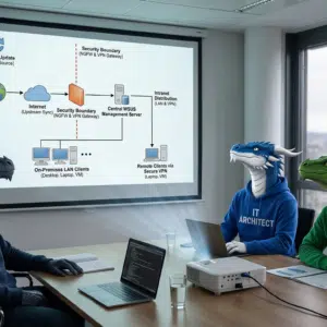 WSUS Data Flow System Engineer with IT Architect and CISO