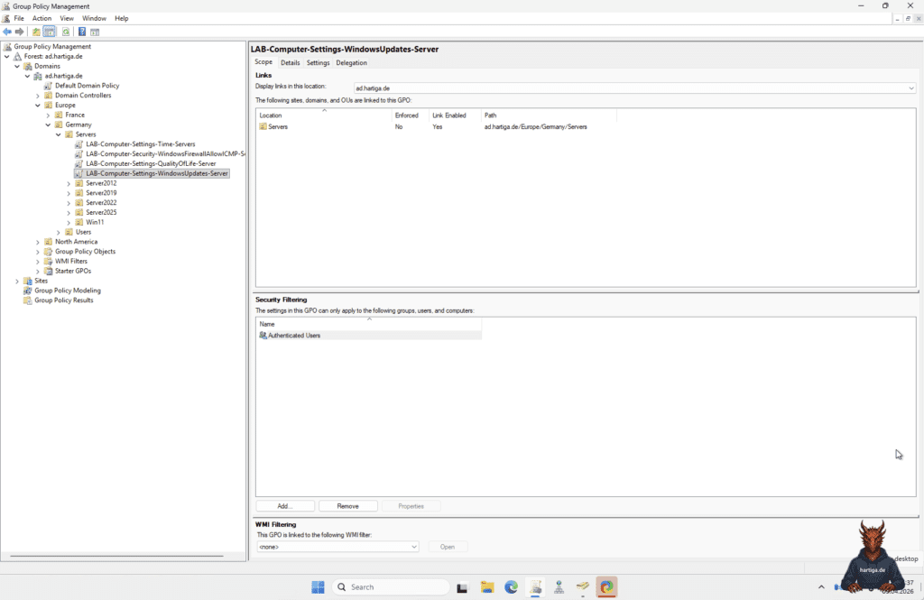 GPO for Azure Arc Auto Updates using WSUS