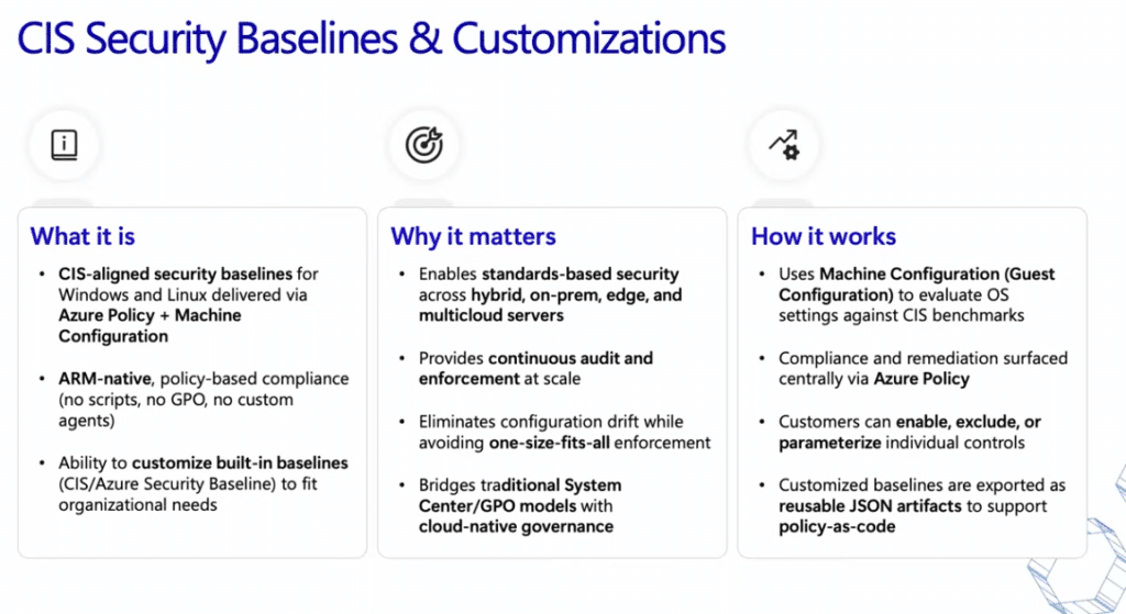 Azure Arc CIS Security Baselines & Customizations