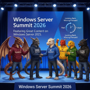 Dragons Celebrating the Windows Server Summit 2026