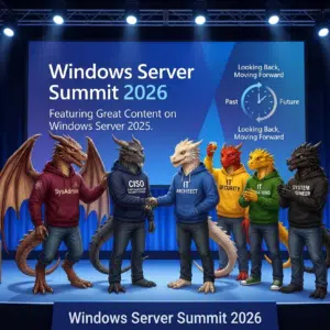 Dragons Celebrating the Windows Server Summit 2026