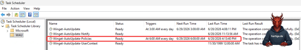 Schedule WinGet Auto Updates - Enforce GPO changes now